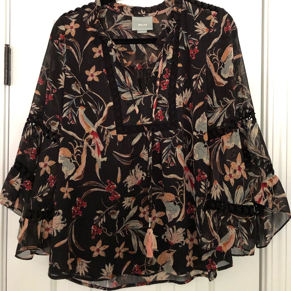 Maeve floral blouse